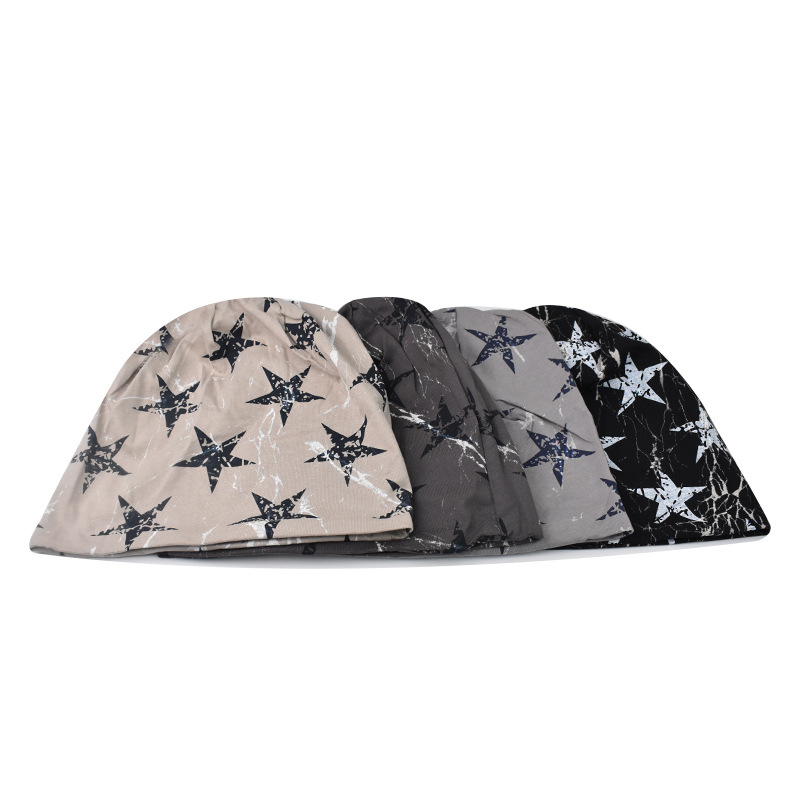 Unisex Simple Style Star Eaveless Beanie Hat display picture 2