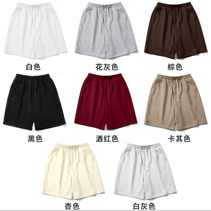 Southeast Asia Cross-Border Spring and Summer Large Size Loose-Fitting Casual Sports Drawstring Solid Color Shorts Wholesale Southeast Asia Cross-Border Spring and Summer Large Size Loose-Fitting Casual Sports Drawstring Solid Color Shorts Wholesale