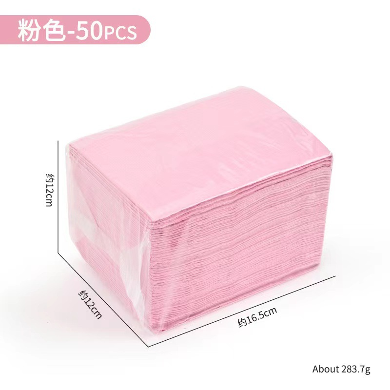 Transfronterizo directo de fábrica de uñas desechables almohadilla de mesa paño herramienta de limpieza de pestañas papel 125 piezas/bolsa de uñas estera