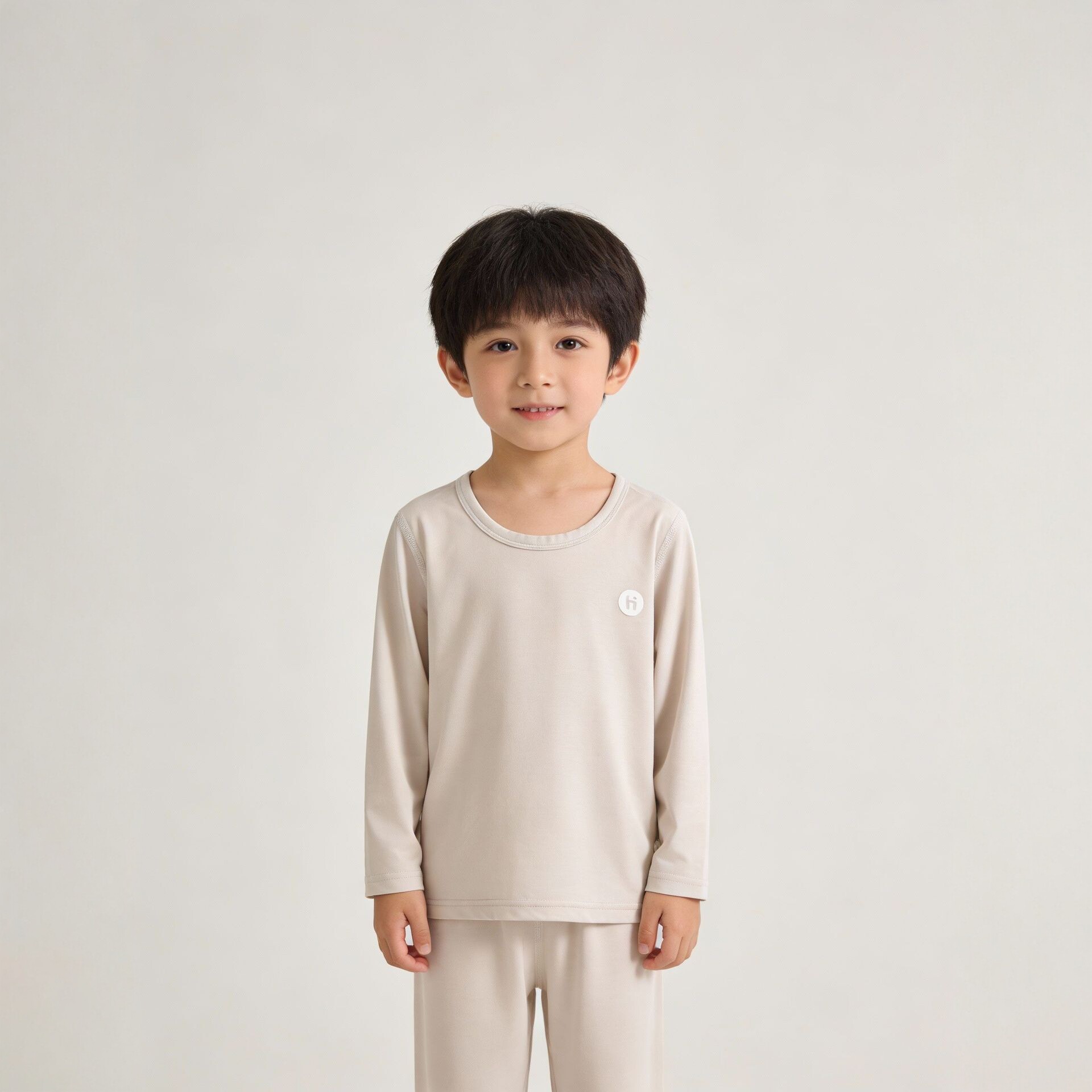 儿童兰精莫代尔家居服套装男女童夏季空调服吸湿排汗冰爽感睡衣