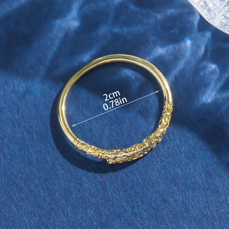 Black Myth Wukong Pendant Solid Pendant Necklace Gold Hoop Rod Tight Hoop Curse Pair Ring Chinese Style Necklace_voghion.com