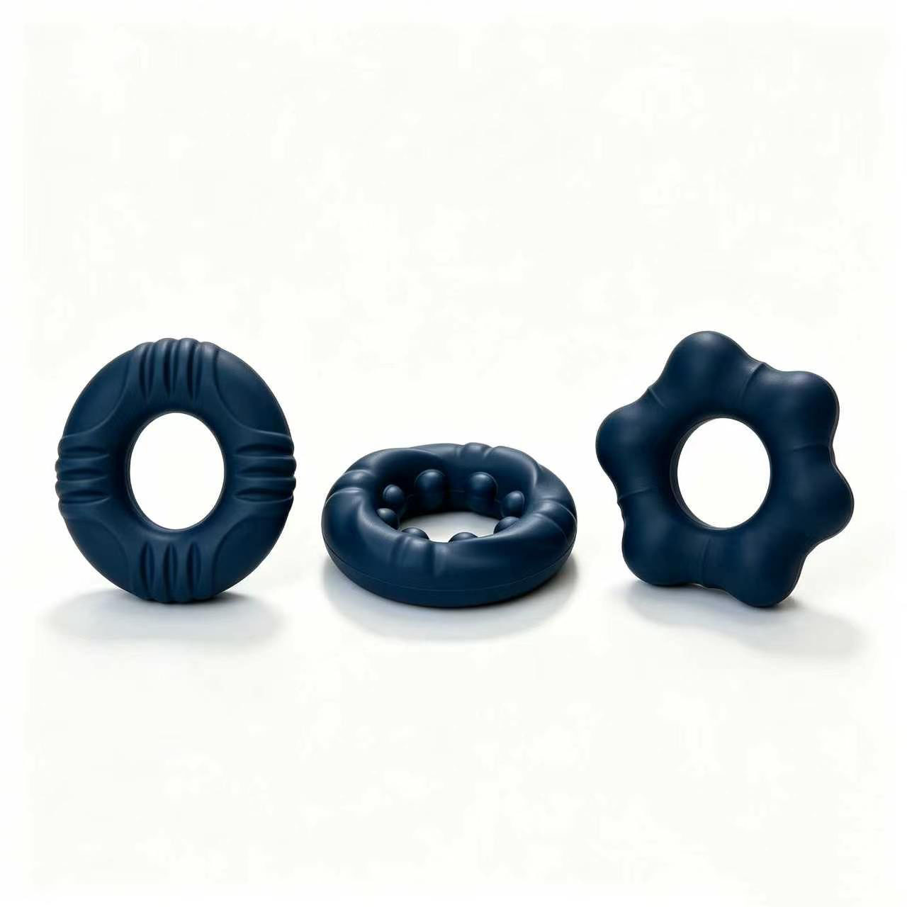 Men’s Liquid Silicone Delay Ring, Hexagon Design, Non-Vibrating Couples Wearable — detail image 6