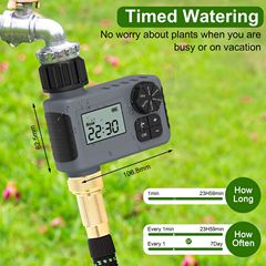 外国貿易の新型知能灌漑タイマー屋外庭園の花をやる器は自動的に水をやるバルブのコントローラーを制御します。