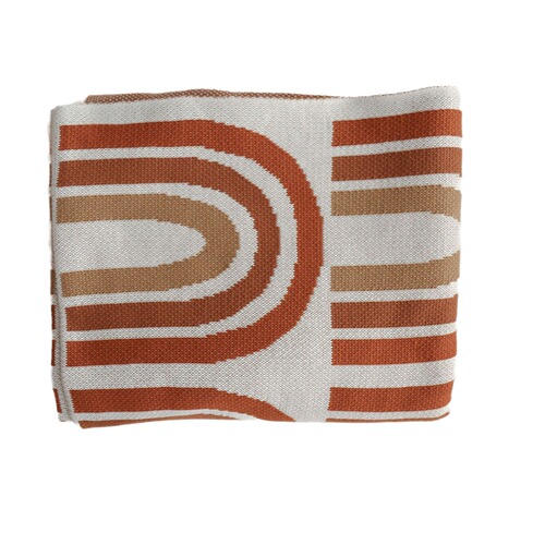 Ins Korean style new thickened knitted cotton baby blanket air conditioning blanket nap blanket sofa blanket blanket