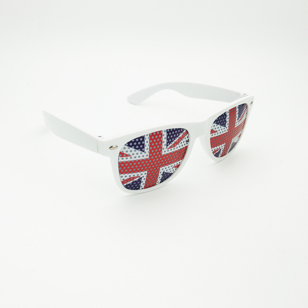 Casual Cool Style National Flag Ac Square Full Frame Glasses display picture 5