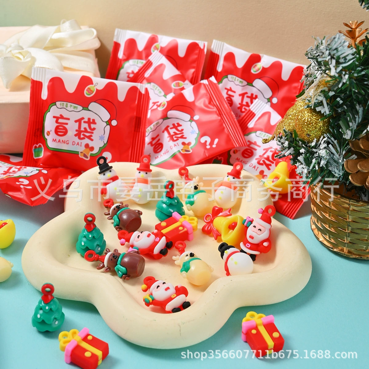 Рождественский праздник слепой сумка милые мультяшные куклы снос и разборка детских подарков