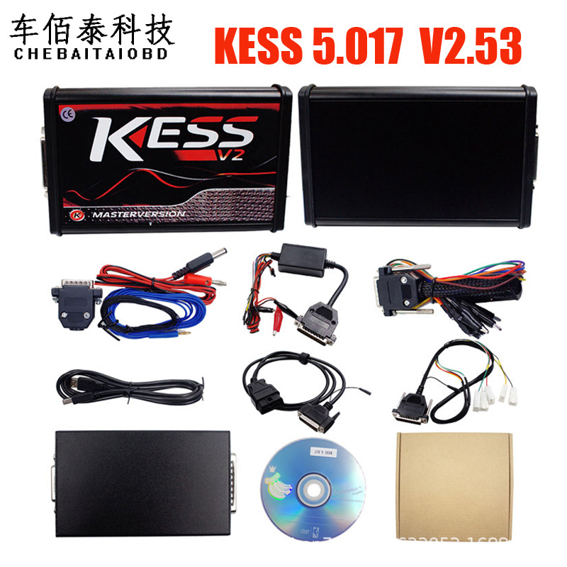 现货KESS 5.017 V2.53红板ECU编程工具传感器不限点可联网