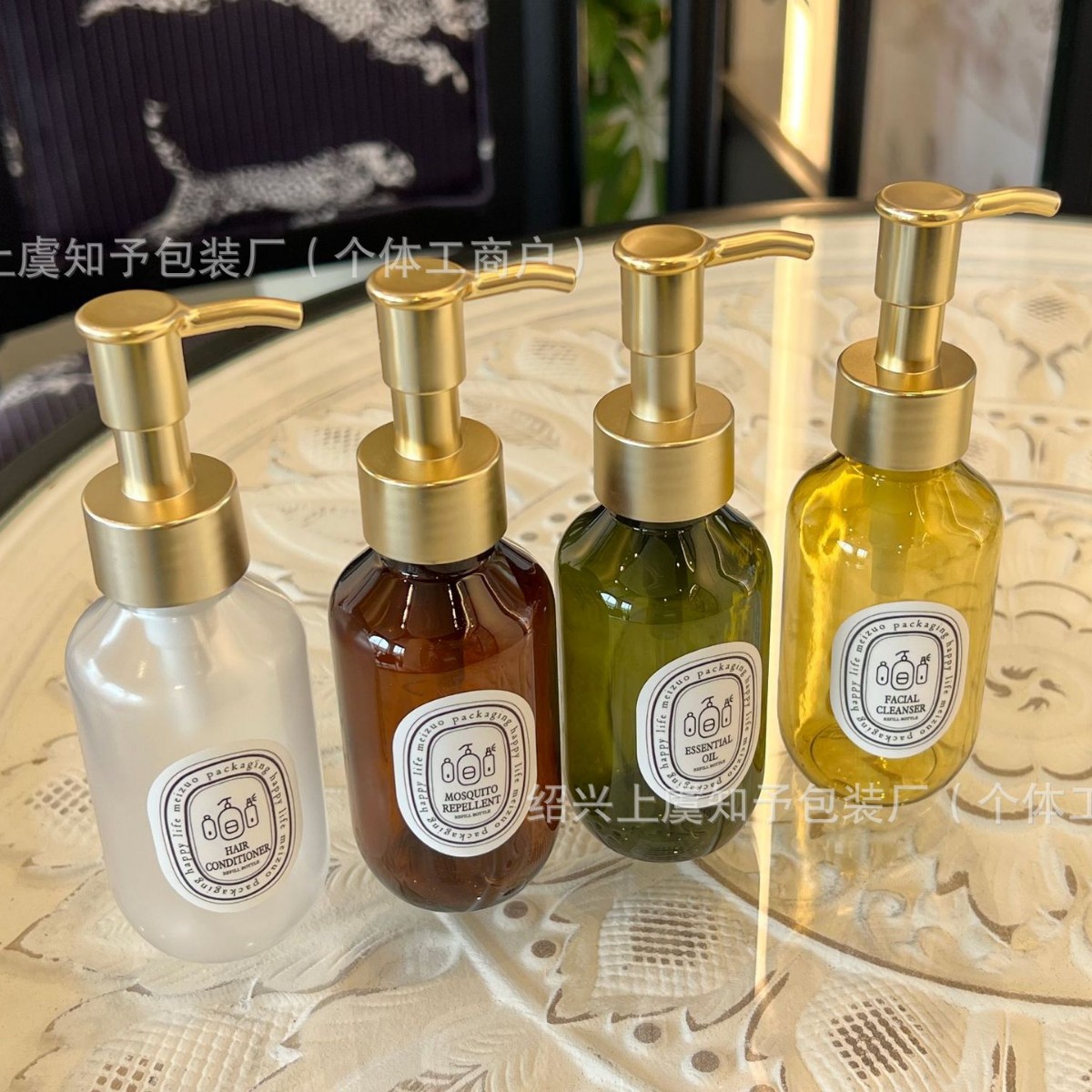 小容量100ml糖果色分装瓶旅行套装小样厚壁家用乳液精华乳便携式