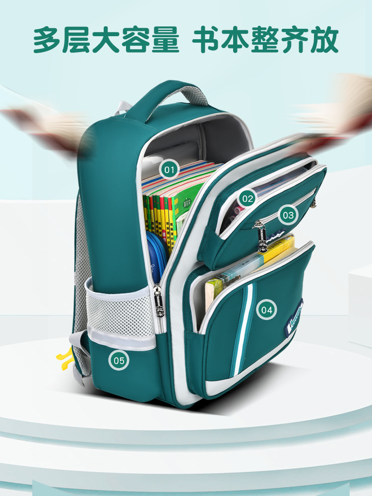 Babu bean bolsas escolares para niños de primaria, grados 1,23 a 6, bolsas de hombro para niñas ultraligeras coreanas