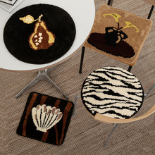 代发加厚植绒坐垫美式簇绒复古风沙发隔凉保暖坐垫家用防滑椅子垫