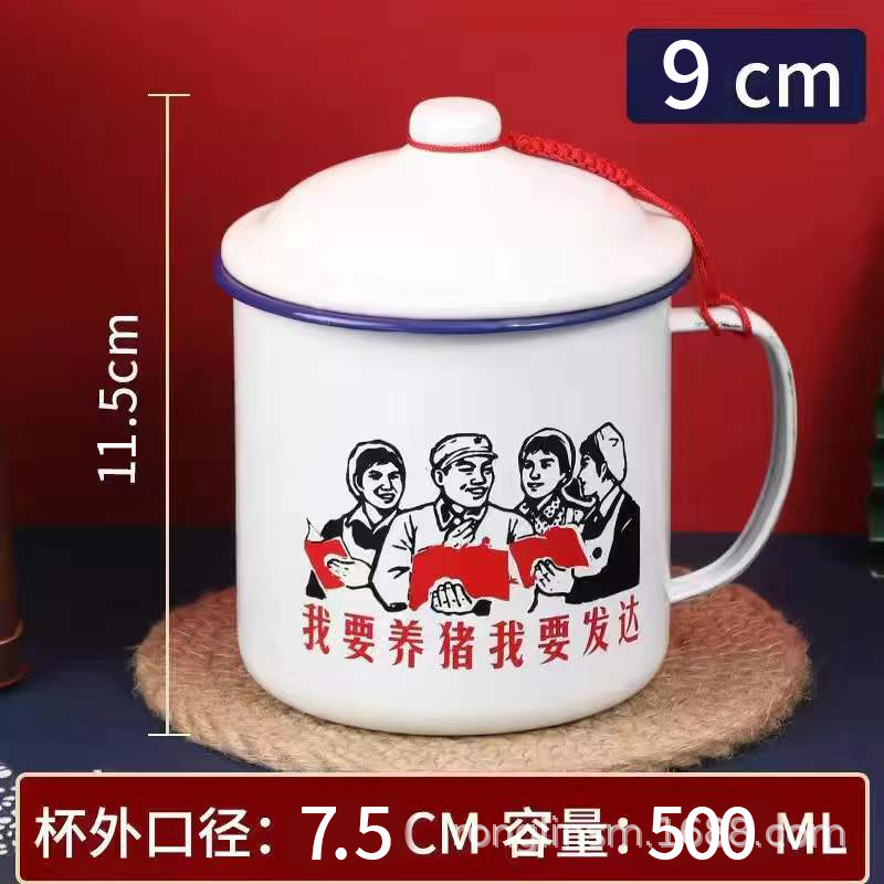 [뚜껑이있는 이중 안감 500 ml 두껍게]-돼지를 키우고 싶고 개발하고 싶습니다