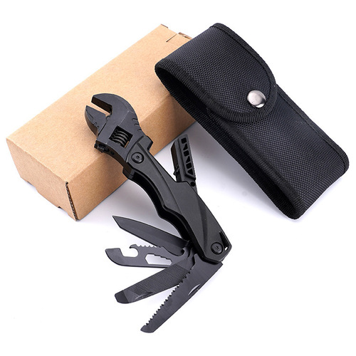Cross-border multi-function wrench pliers combination EDC combination pliers folding knife saw multi-purpose tool repair manual wrench
