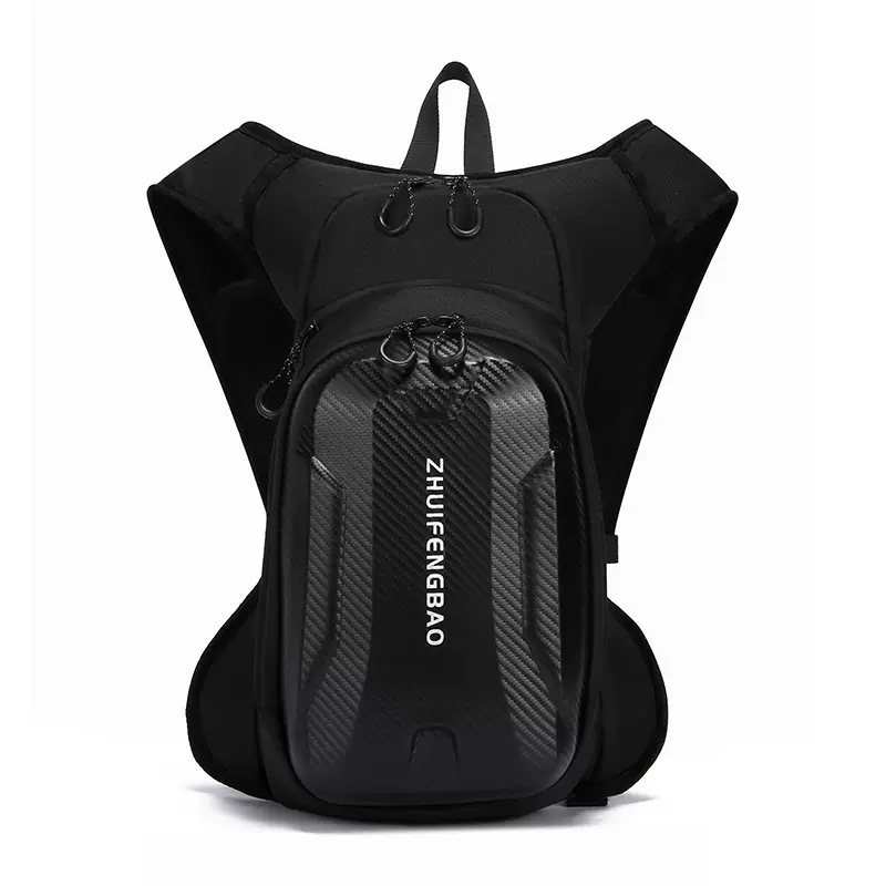 跨境男女机车硬壳防水背包多功能骑士户外水袋包旅行装备减负背包