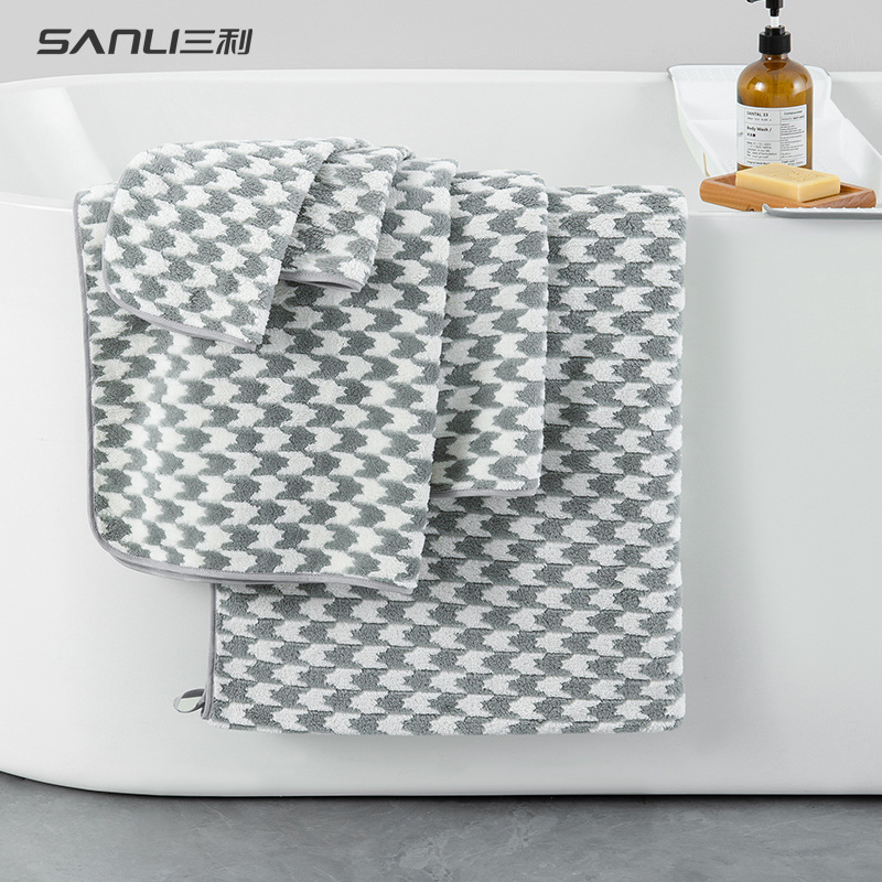 Sanli toallas toallas de coral toallas más absorbentes que toallas de algodón toallas de baño grandes toallas de baño para adultos 1000 toallas de baño de pájaros