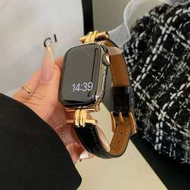 适用于苹果手表Apple watch智能手表带女士皮表带批发