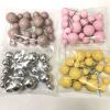 Golden ball, silver ball cake decorative ornament color ball birthday cake decorative baking plug -in 20 mixed 1 packaging