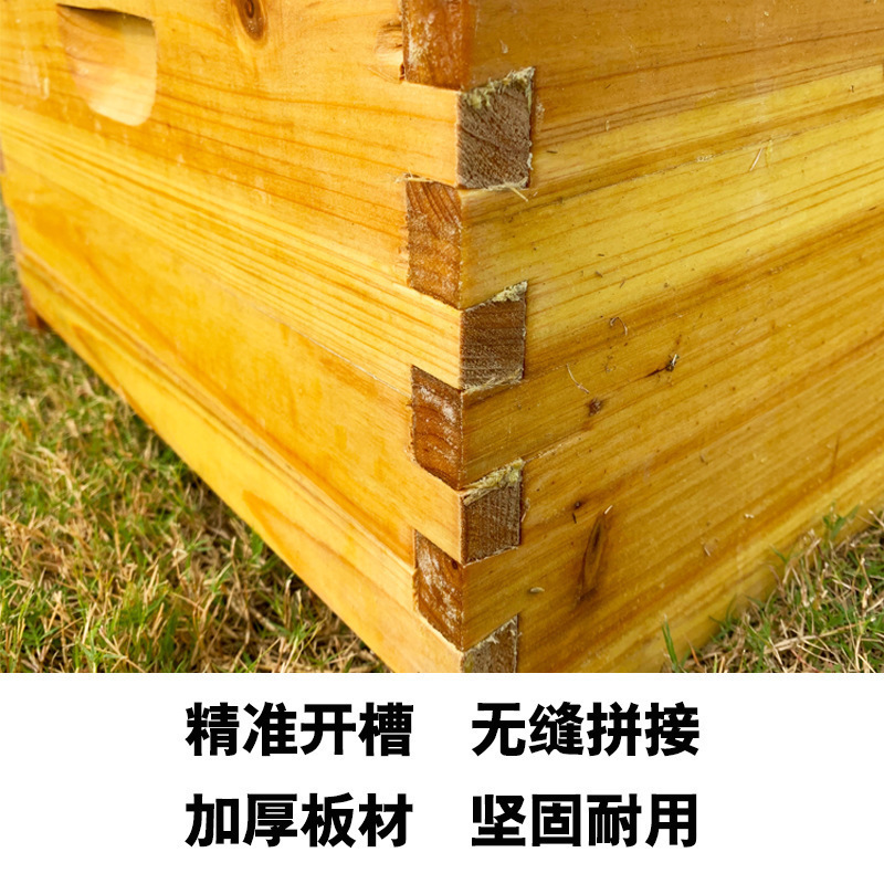 中蜂蜂箱全套蜜蜂诱蜂箱十框七框标准土蜂箱木板意蜂蜂桶养蜂专用|undefined