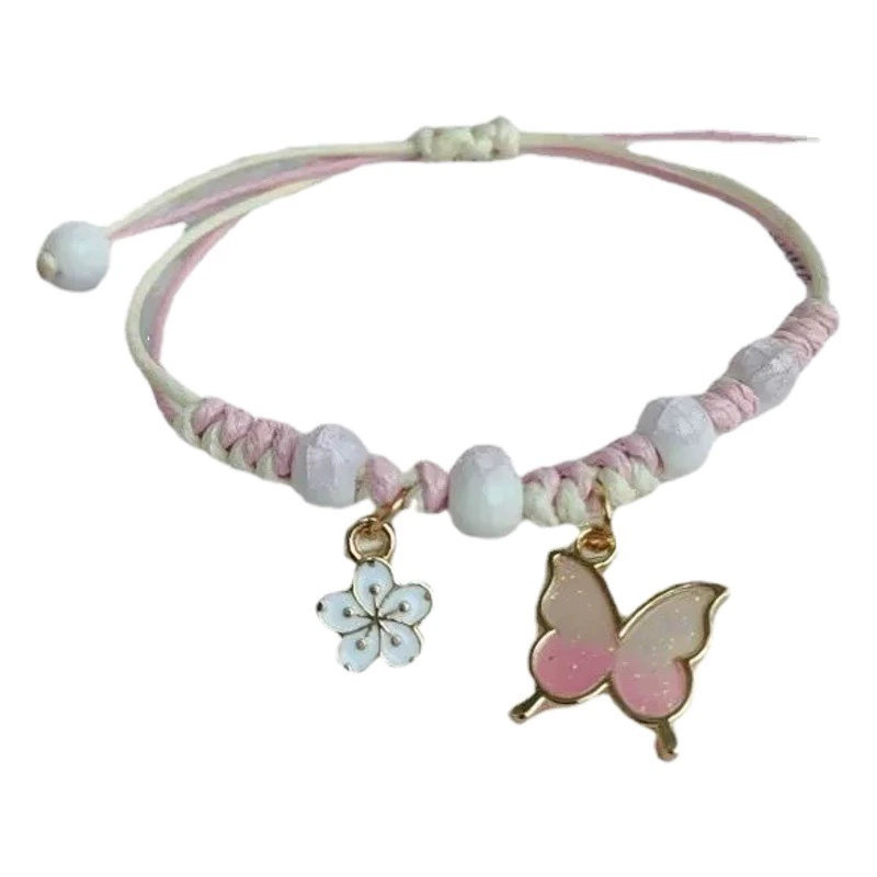 Фабрика горячие продажи подруг Фея двое детей Студенческая Вечеринка древний стиль керамический браслет для пар одноклассники Милая плетеная веревка