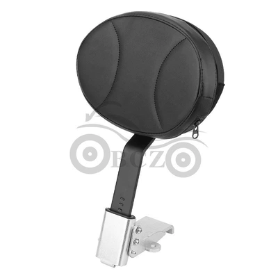 Motorcycle cushion, modified black seat backrest - eight-character-black-rod