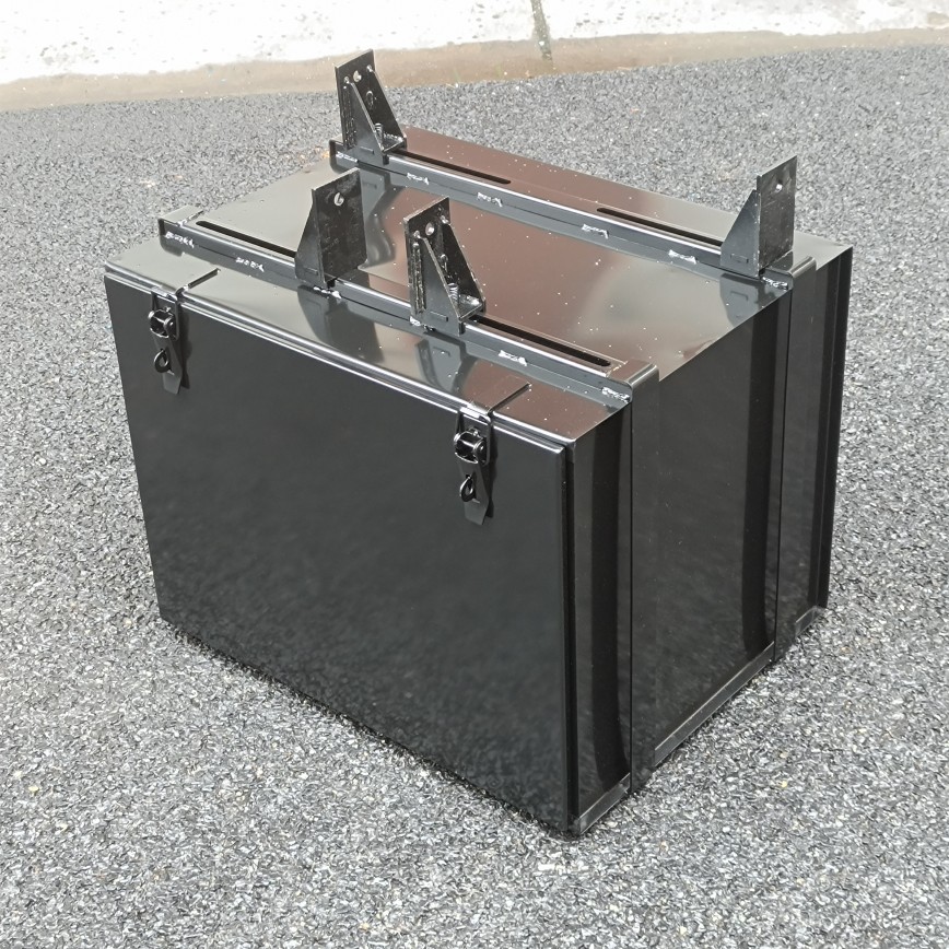 Caja de herramientas de camión de acero grueso gran tamaño Dongfeng Jianghuai Futian Jiefang Heavy Truck Shaanxi Automobile Carry External Case