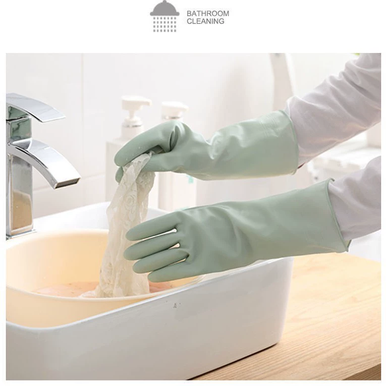 Бытовые перчатки для мытья посуды, мужские и женские водонепроницаемые утолщенные прочные летние кухонные резиновые тонкие перчатки для чистки молока