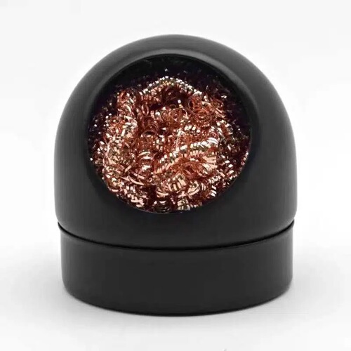 Soldering iron tip cleaner, Soldering tip cleaner, Soldering tip suction copper ball, Soldering tip cleaning ball, Solder removal ball