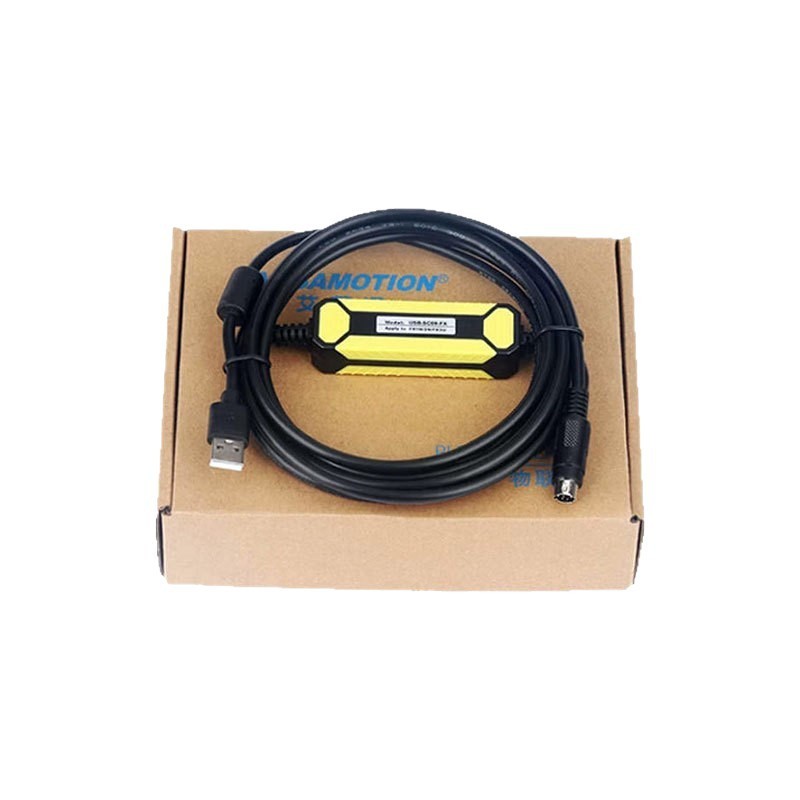 适用三菱PLC编程数据线FX3U/2N/1N/3GA通讯电缆USB-SC09-FX阻燃|undefined