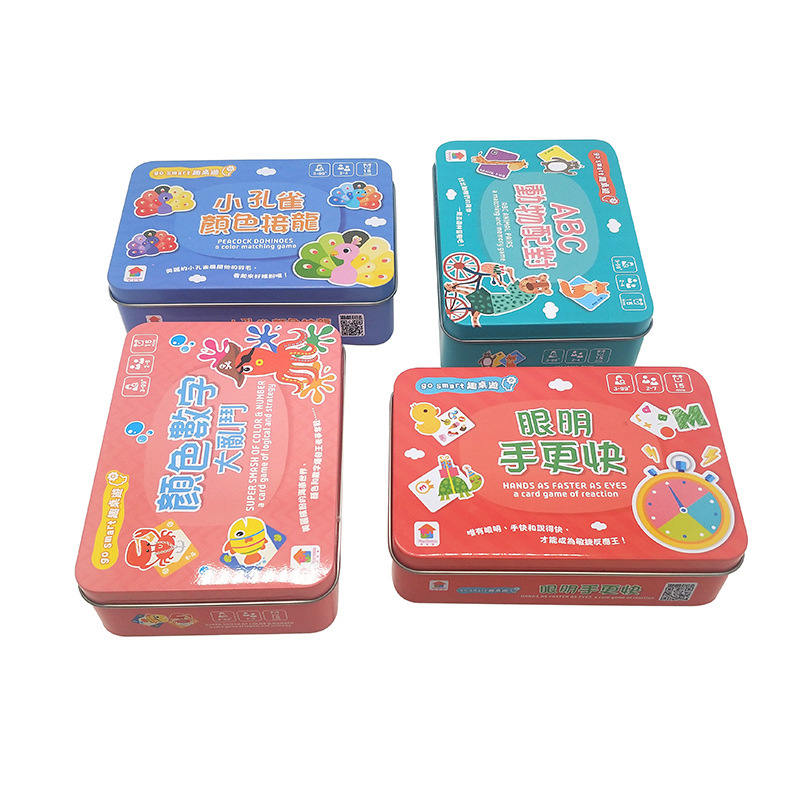 Customized Colorfulful Square Card Tin Box Building Blocks Toy Jewelry Packaging Gift Box Small Tin Box Dongguan Factory Customized Colorfulful Square Card Tin Box Building Blocks Toy Jewelry Packaging Gift Box Small Tin Box Dongguan Factory