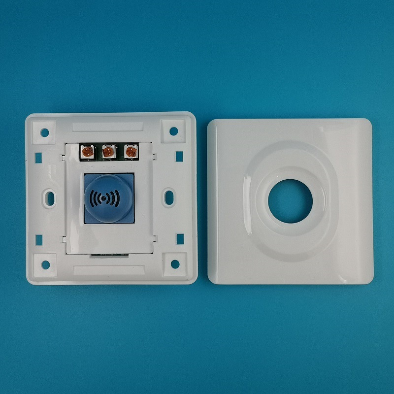 两线微波感应开关86型暗装楼道智能自动亮灯LED雷达定时开关厂家