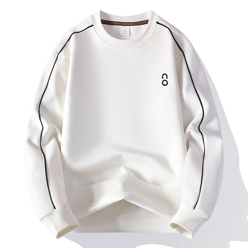 Spring New Men's Sweatshirt, Long-Sleeved Loose Round-Neck Base Shirt, Trendy and Stylish, Versatile Sports-Style T-Shirt