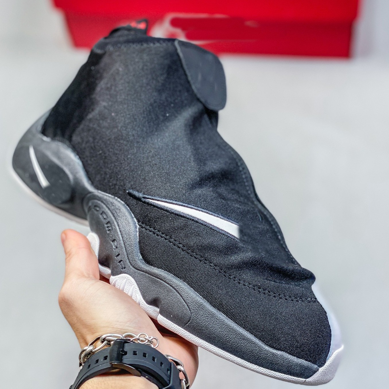 Putian zapatos de baloncesto de combate Peyton guantes de cremallera de alto impacto antideslizante zapatos casuales para hombres image 11