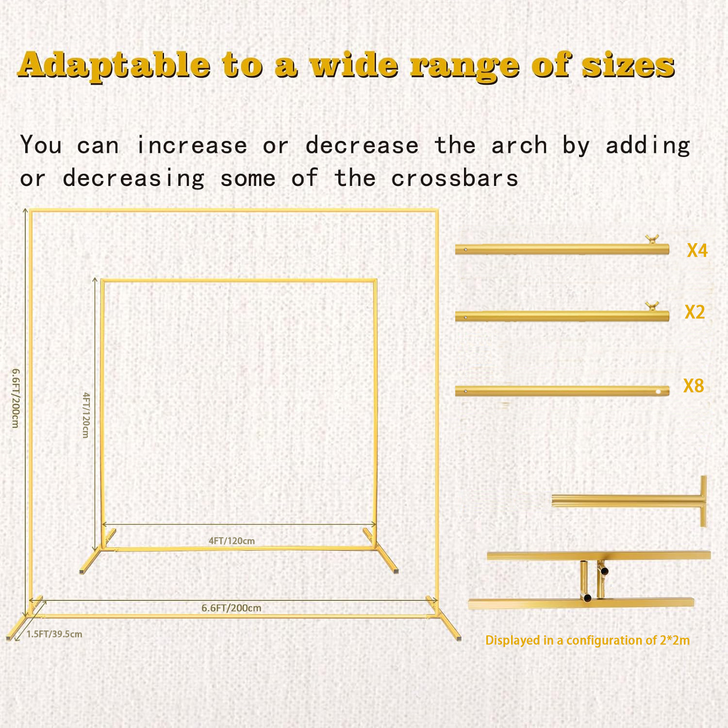 arco cuadrado de metal soporte de boda marco de hierro forjado marco de hierro especial de fondo decoración de bodas estante de flores props