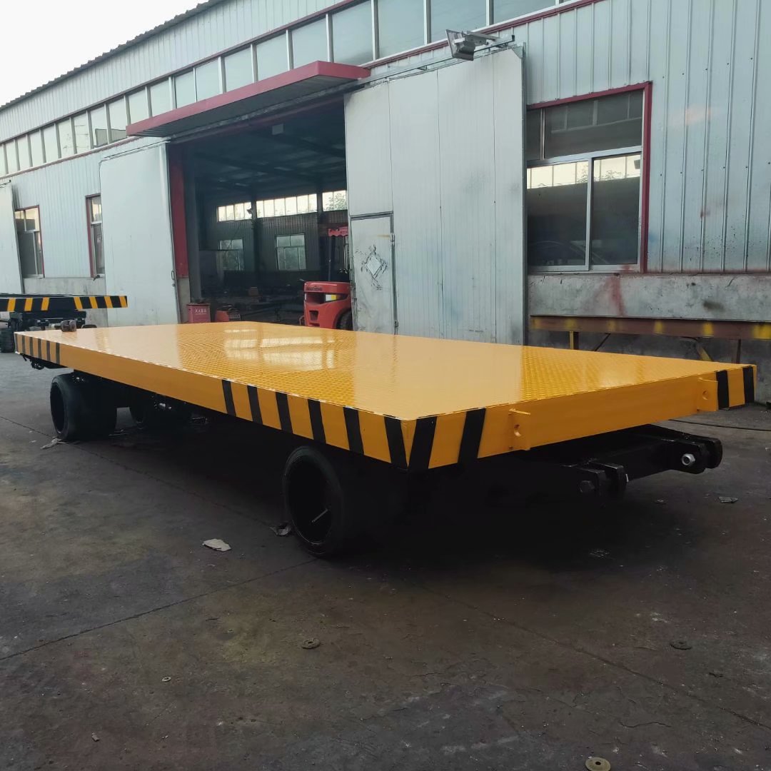 零件工具平板小推车厂区转运搬运车装卸货明源50T手推