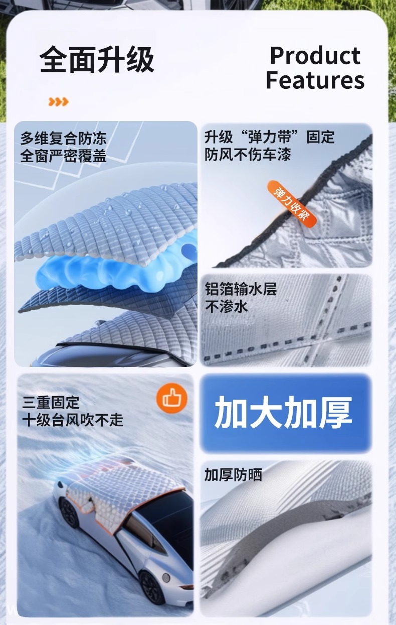 Suitable for Lynk & Co 01/02/03/05/06/09 Car Sunshade Sun Protection Heat Insulation Sunshade Front Sunshade