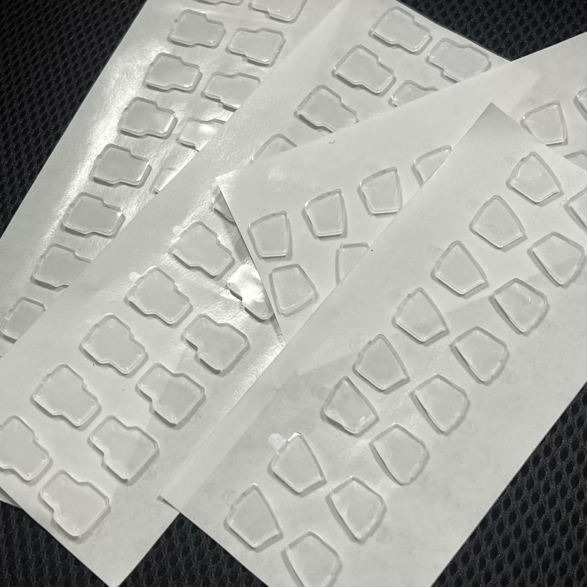 趴趴公仔纳米无痕胶 汽车摆件透明亚克力双面胶贴 diy手工圆点胶