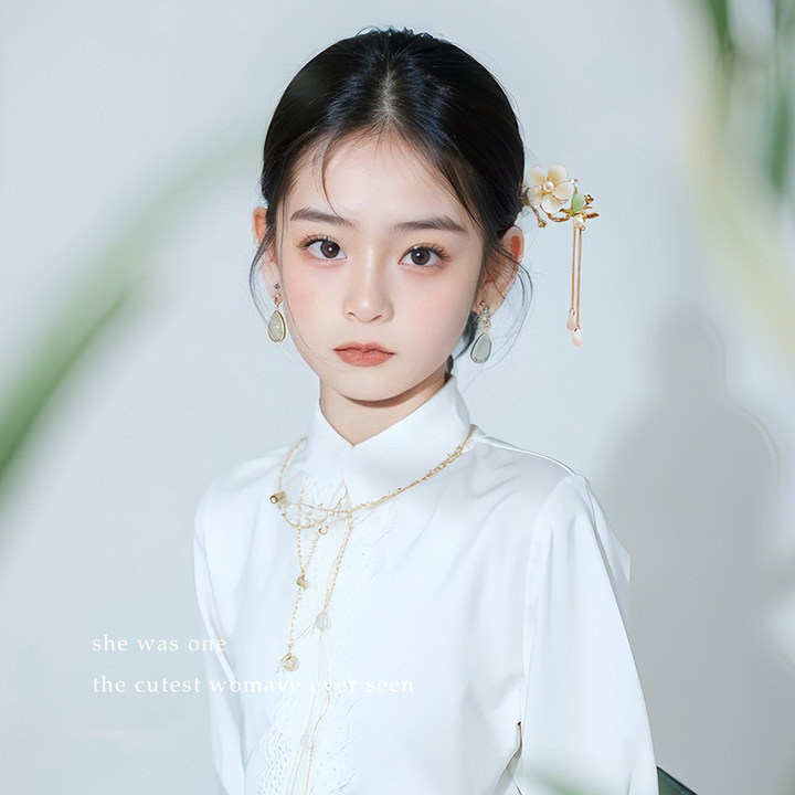 Nuevo clip de cabello chino simple y moderno clip de cabello antiguo de alta sensibilidad clip de cabello bandeja de cabello vestido chino tocado