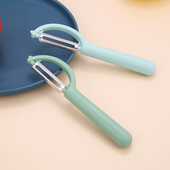 Plastic Peeler Fruit Gourd Scraper P-type Peeling Knife Kitchen Utensils Peeling Knife Multifunctional Peeler Wholesale