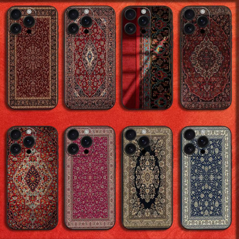Apple 17Pro Is Suitable for 16Promax Artistic Pattern Personalized 15 Full-Cover Carpet Pattern 14/13/12 Mobile Phone Case Apple 17Pro Is Suitable for 16Promax Artistic Pattern Personalized 15 Full-Cover Carpet Pattern 14/13/12 Mobile Phone Case