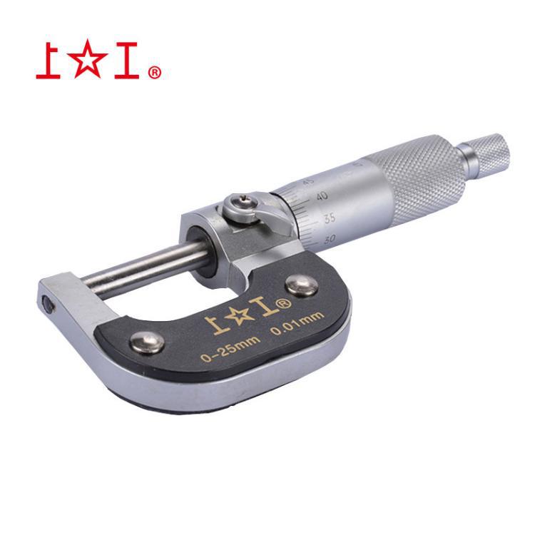 原装0-25-50-75-100-125-175-200分厘卡 机械外径千分尺 上工正品