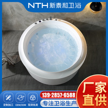 大瀑布气泡按摩浴缸佛山制造新泰和卫浴亚克力用料足做工精细