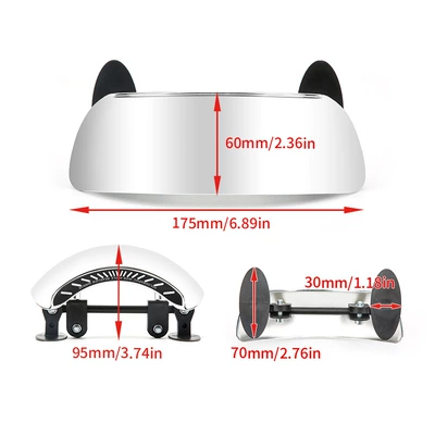 Motorcycle rearview mirror mirror pedal windshield installation