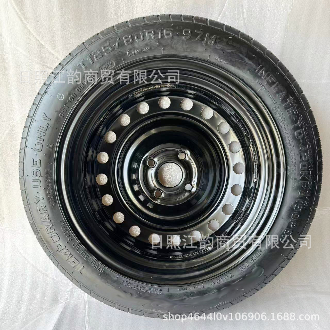 Suitable for Byd E2 Small Spare Tire E3 Dolphin Steel Rim 16-Inch 4-Hole Non-Full-Size Car Parts Wheel Hub