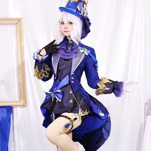 Original God of Fog cosplay Funina Wild Form Black Fu Game Animation Server Water God Fu Carlos Cos Server Female