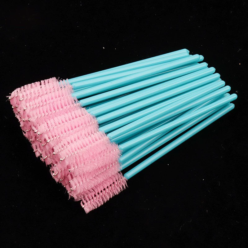 Disposable brush for eyelashes, curly false eyelashes for extension