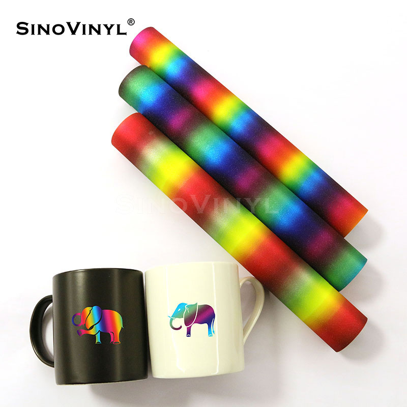 Xinlang Rainbow Diamond flash point papel letras Aurora gradiente decoración de la pared etiqueta adhesiva instantánea etiqueta engomada del coche image 5