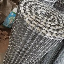 不锈钢平面输送网链 食品工业用模块化网带 转弯烘干清洗输送带