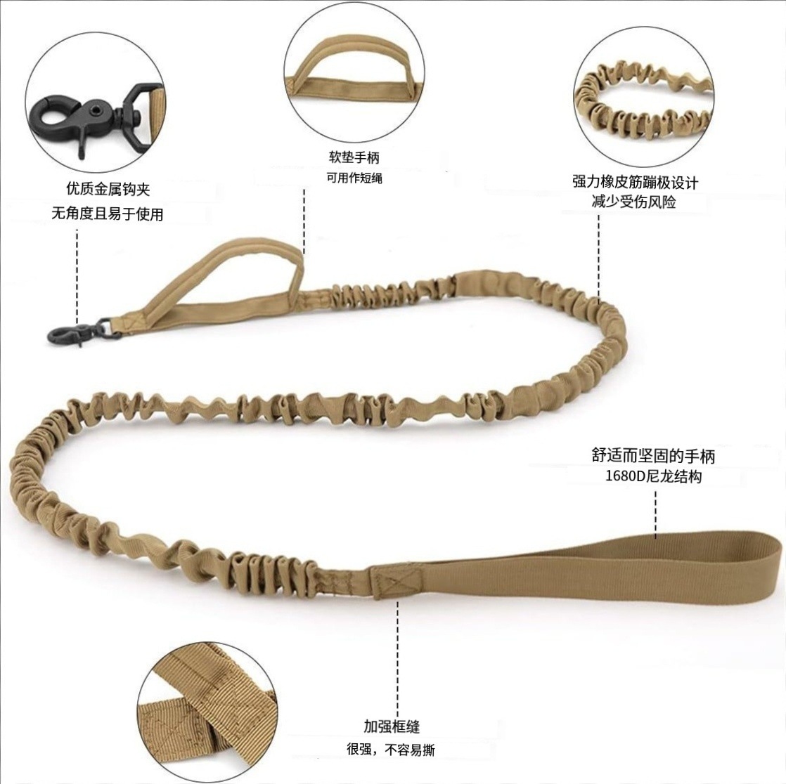 Amazon cruzada venta caliente de nylon entrenamiento de perros collar con reflexión Amazon venta caliente tácticas de desgaste cool