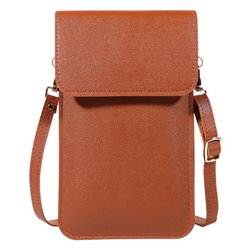 2023 moda nuevo todo-fósforo nicho mini bolso del teléfono de las mujeres simple casual color sólido diseño bolsa de mensajero al por mayor