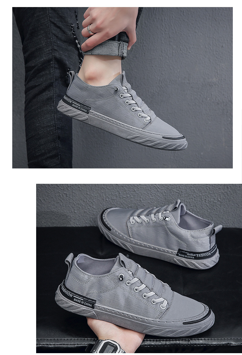 2024 Summer New Ice Silk Casual Lazy Cloth Breathable and Versatile Board Men's Trendy Shoes_voghion.com
