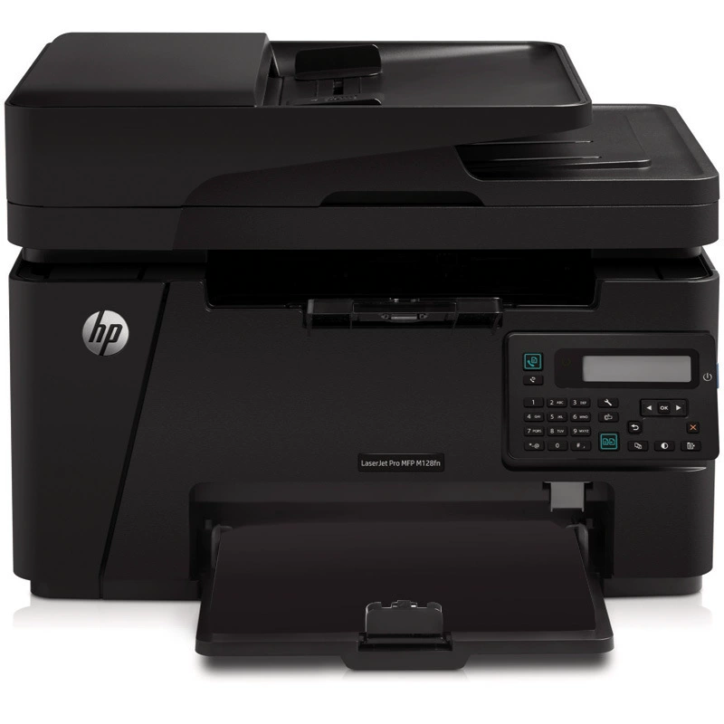 HP (HP) m128fn черно-белый лазерный принтер, печать, копия, сканирование, факс, многофункциональный all-in-one
